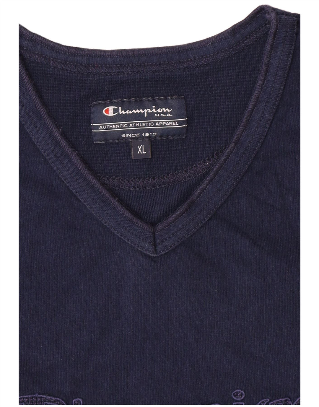 T-shirt grafica CHAMPION per ragazzi 13-14 anni XL Blu navy