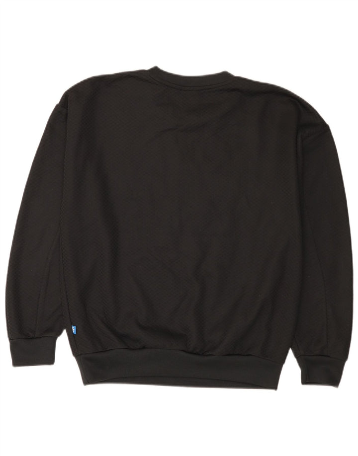 Felpa grafica da donna Adidas Jumper UK 8 Small Black geometrica
