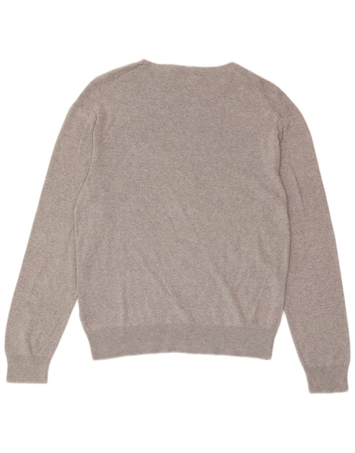 POLO RALPH LAUREN Maglione da uomo slim fit con scollo a barchetta Grigio medio