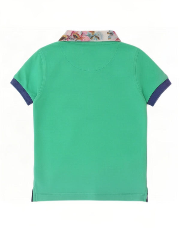 La Martina Baby Boys Graphic Rugby Polo Shirt 18-24 Months Green Floral
