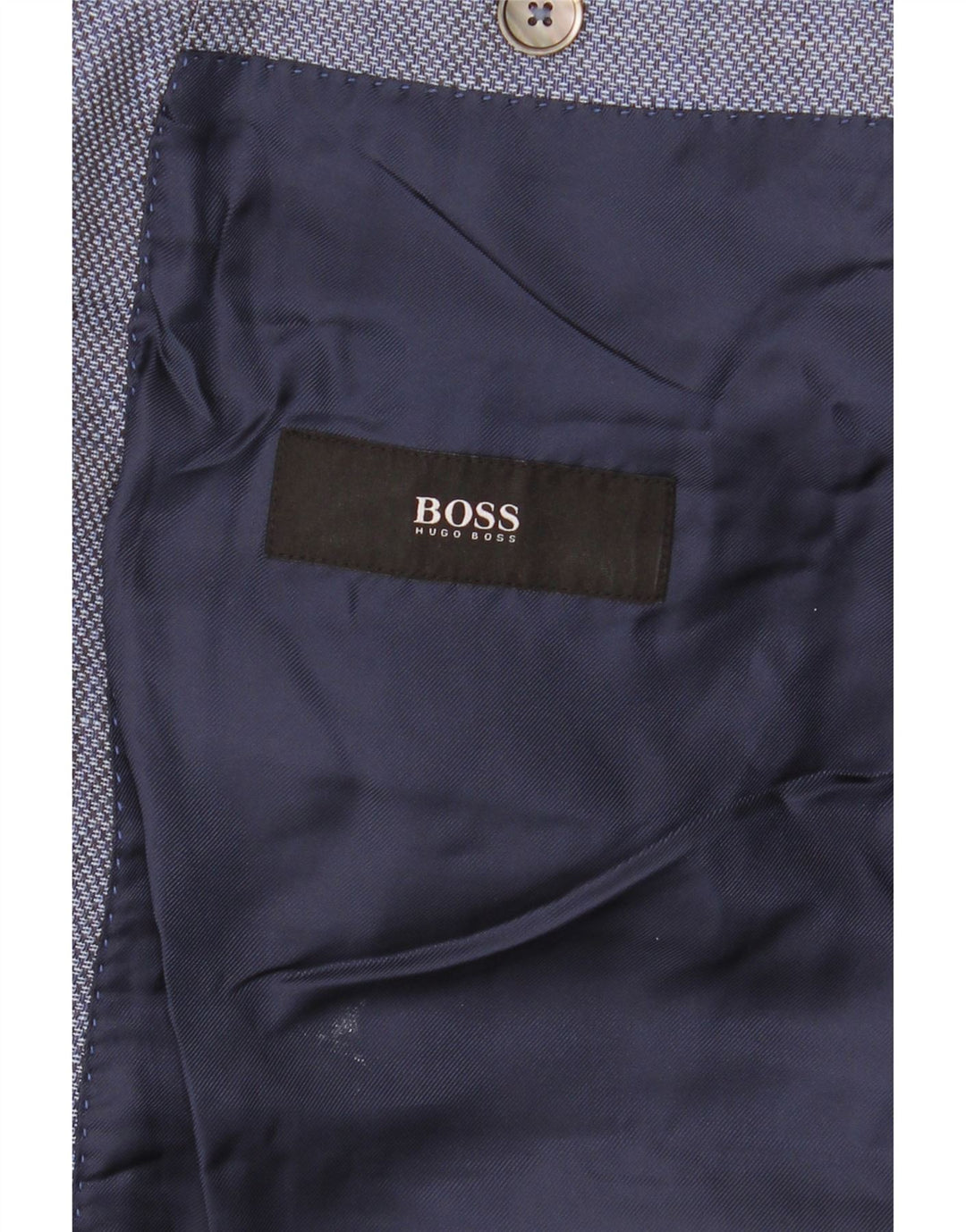 Giacca blazer a 2 bottoni da uomo Hugo Boss UK 38 Blu medio