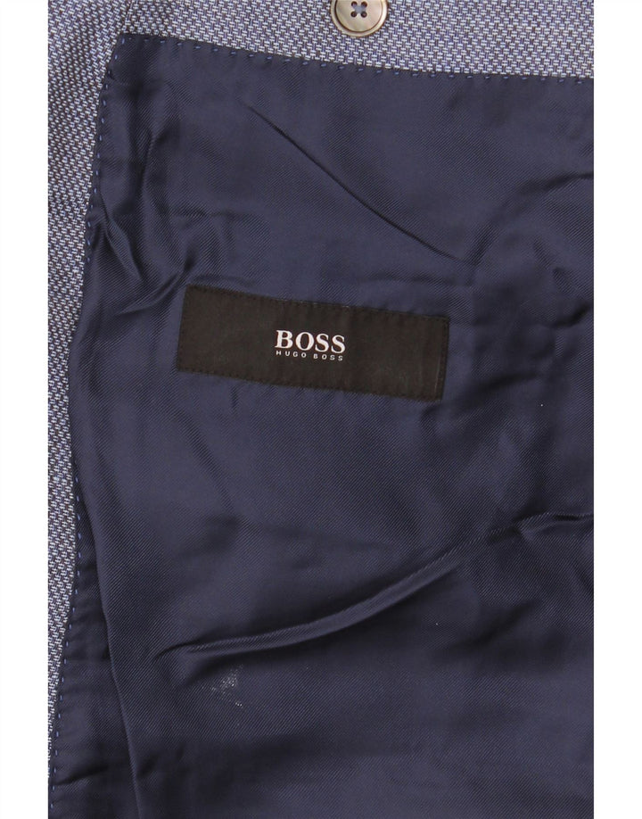 Giacca blazer a 2 bottoni da uomo Hugo Boss UK 38 Blu medio
