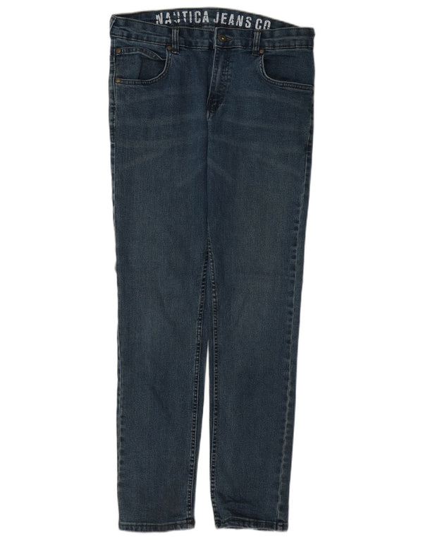 Jeans dritti da donna Nautica US 18 2XL W36 L30 Cotone blu