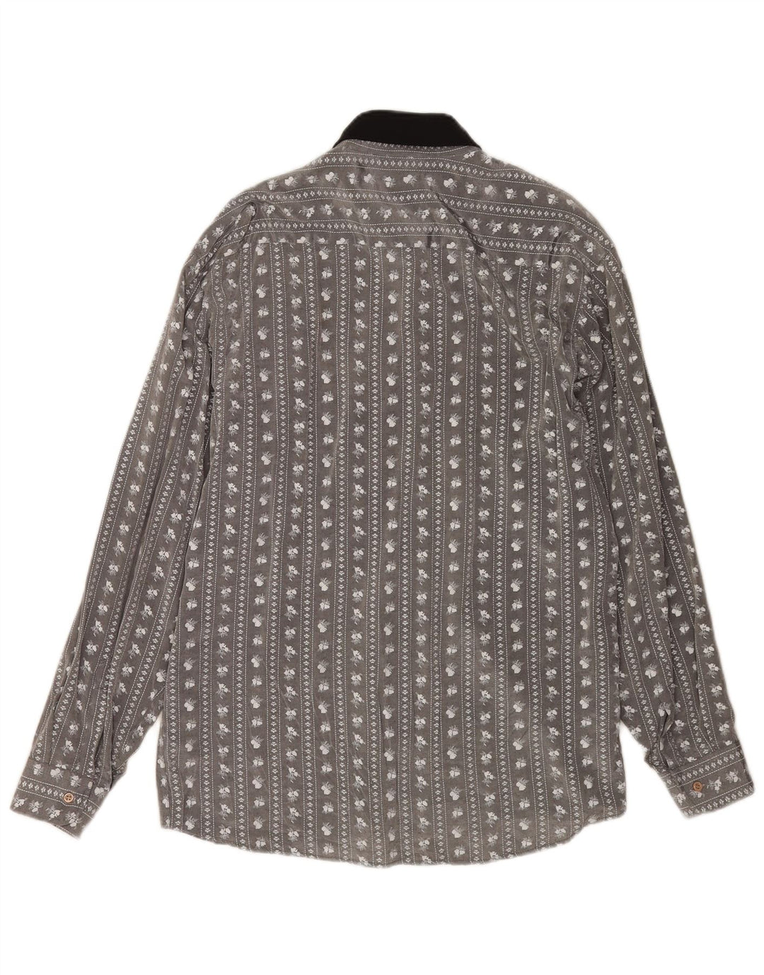 Camicia da uomo Mac grande floreale grigia