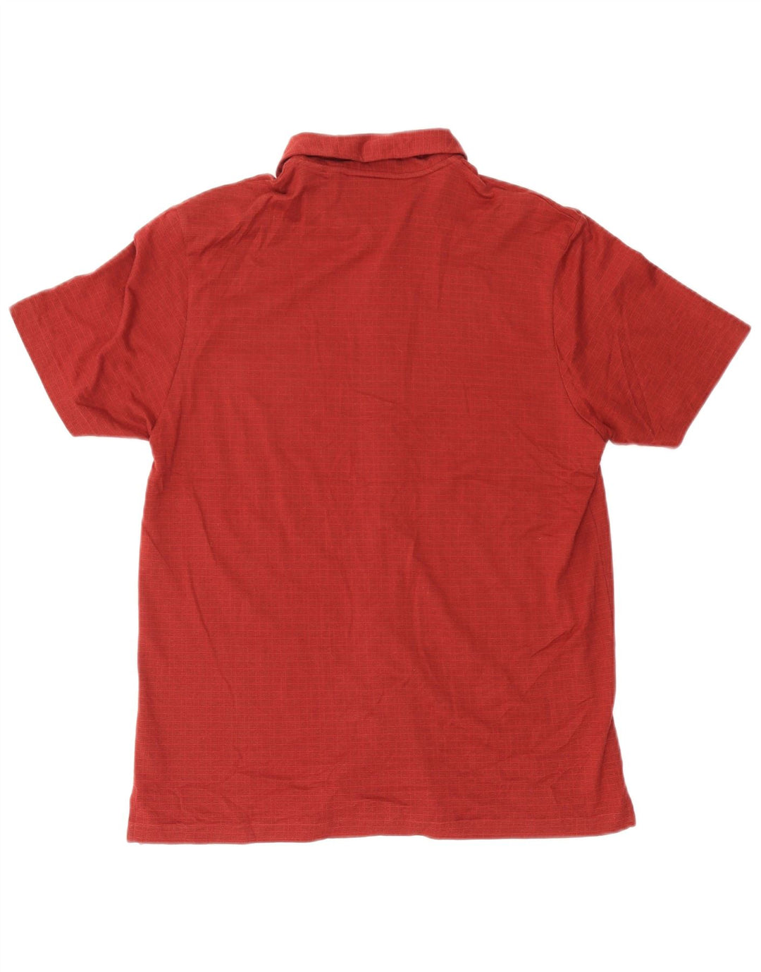 Camicia da uomo a maniche corte Dkny in cotone geometrico rosso medio