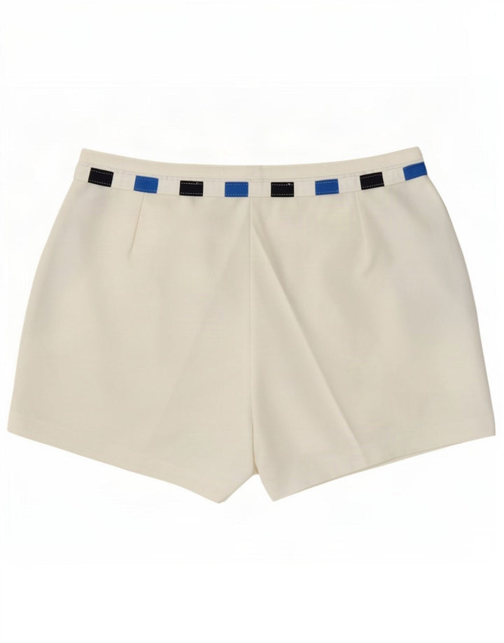 Pantaloncini chino da donna Sergio Tacchini IT 52 2XL W36 Colorblock bianco