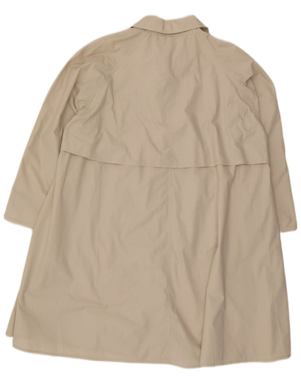 Trench da donna dal taglio ampio Andrea Mare UK 14 Poliestere beige medio