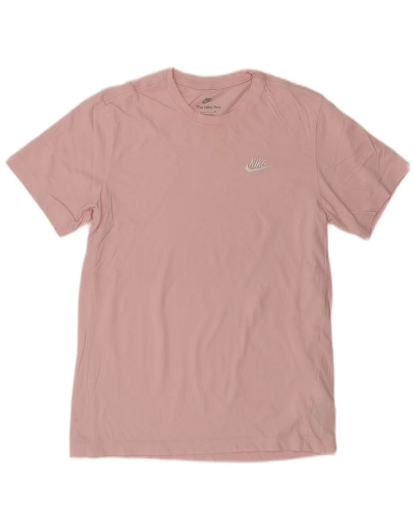 T-shirt da donna Nike Top UK 10 piccola in cotone rosa