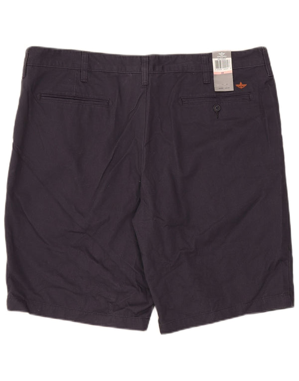 Pantaloncini chino con pegging da uomo Dockers W40 XL in cotone blu navy