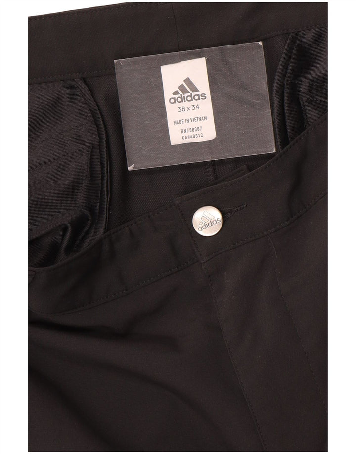 Pantaloni chino slim da uomo Adidas W38 L34 neri