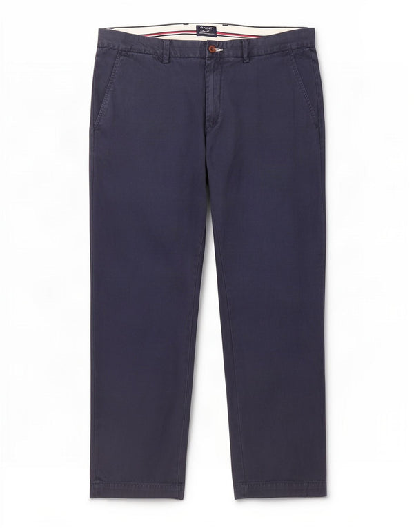 Gant Pantaloni chino da uomo New Haven vestibilità regolare W38 L32 cotone blu navy