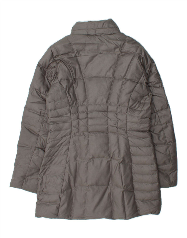 EDDIE BAUER Womens Padded Coat UK 10 Small Grey Polyester Vintage Eddie Bauer and Second-Hand Eddie Bauer from Messina Hembry 