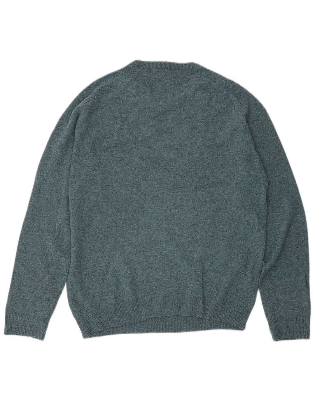 Maglione maglione girocollo da uomo Marks & Spencer blu medio screziato