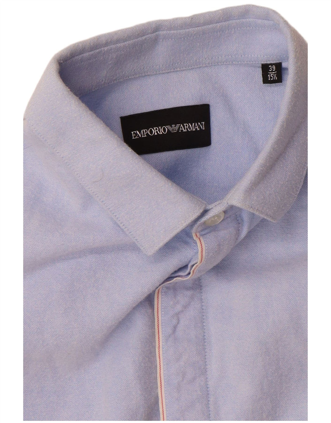 Camicia da uomo EMPORIO ARMANI Taglia 39 15 1/2 Blu medio