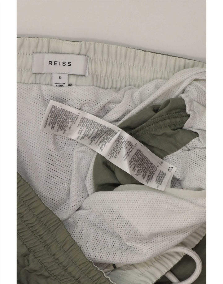 Pantaloncini da bagno da uomo Reiss piccoli verdi in poliestere