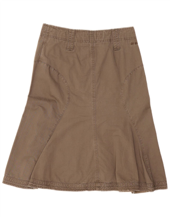 Gonna a trapezio da donna FAT FACE UK 8 piccola W30 kaki