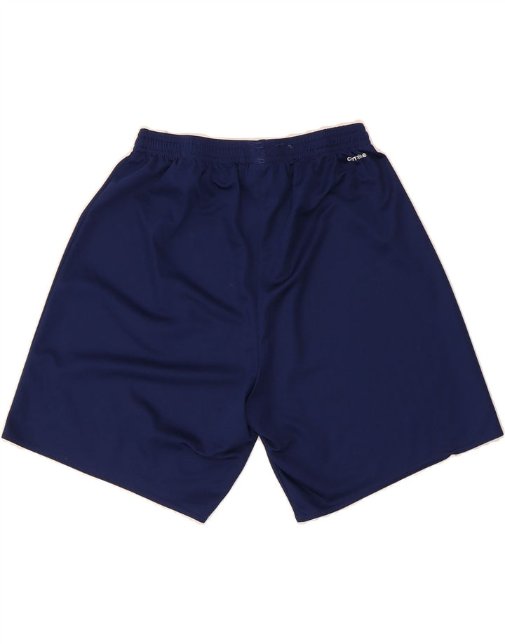 ADIDAS Mens Climalite Sport Shorts Medium  Navy Blue Polyester Vintage Adidas and Second-Hand Adidas from Messina Hembry 