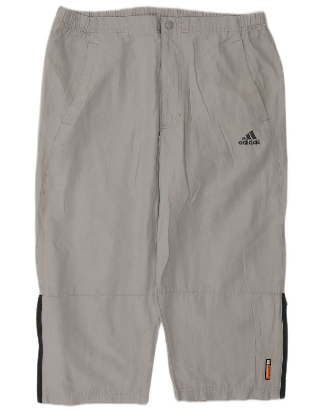 Pantaloni da tuta Adidas Capri da uomo di grandi dimensioni in cotone grigio