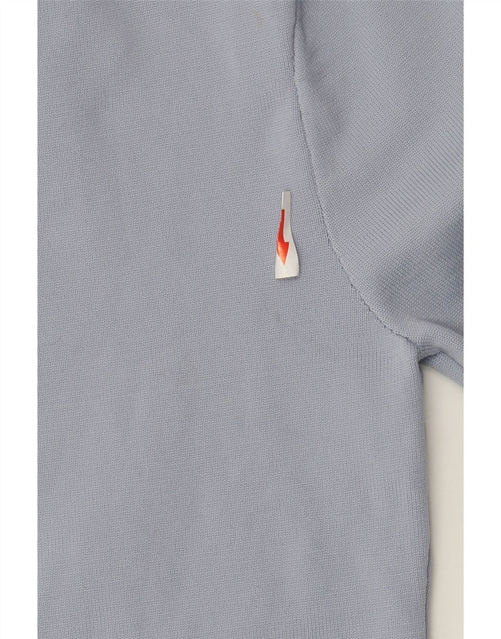 Maglione corto da donna Zara con collo dolcevita UK 12 Poliestere blu medio