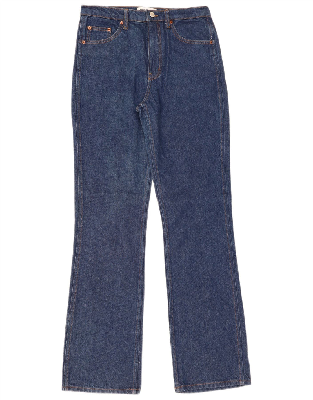 Jeans Bootcut da Donna ZARA EU 38 Small W28 L34 Blu