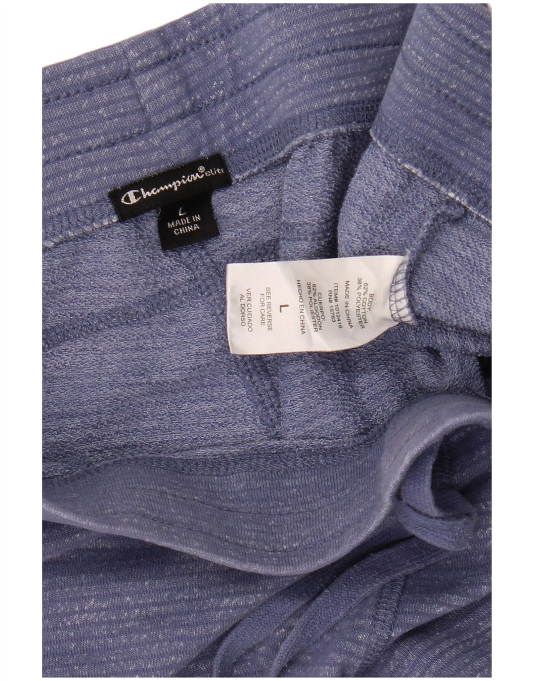 Pantaloni da tuta da donna CHAMPION Joggers UK 14 Large Blue Flecked