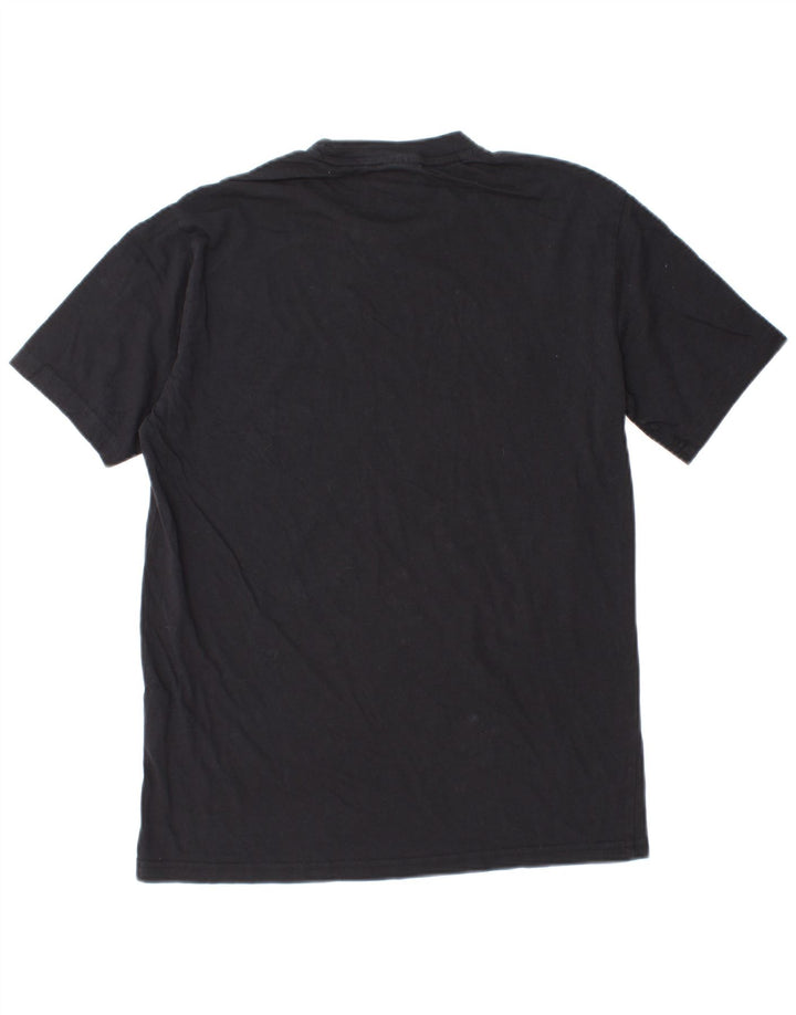 T-shirt grafica da uomo Champion Top piccola in cotone nero