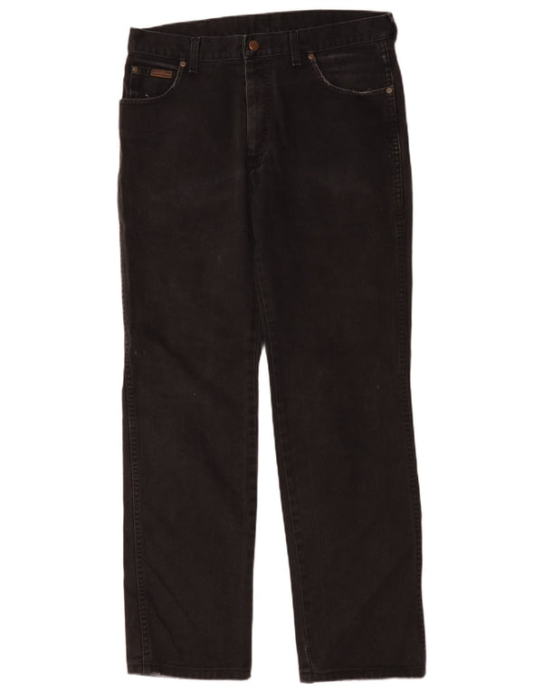 Jeans dritti da uomo Wrangler W34 L31 neri