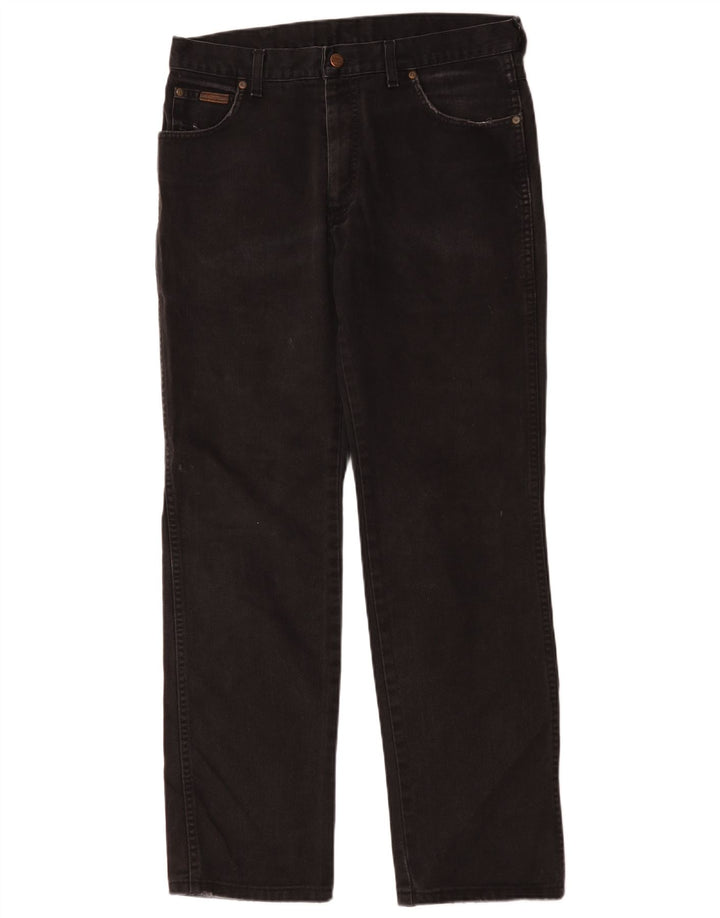 Jeans dritti da uomo Wrangler W34 L31 neri