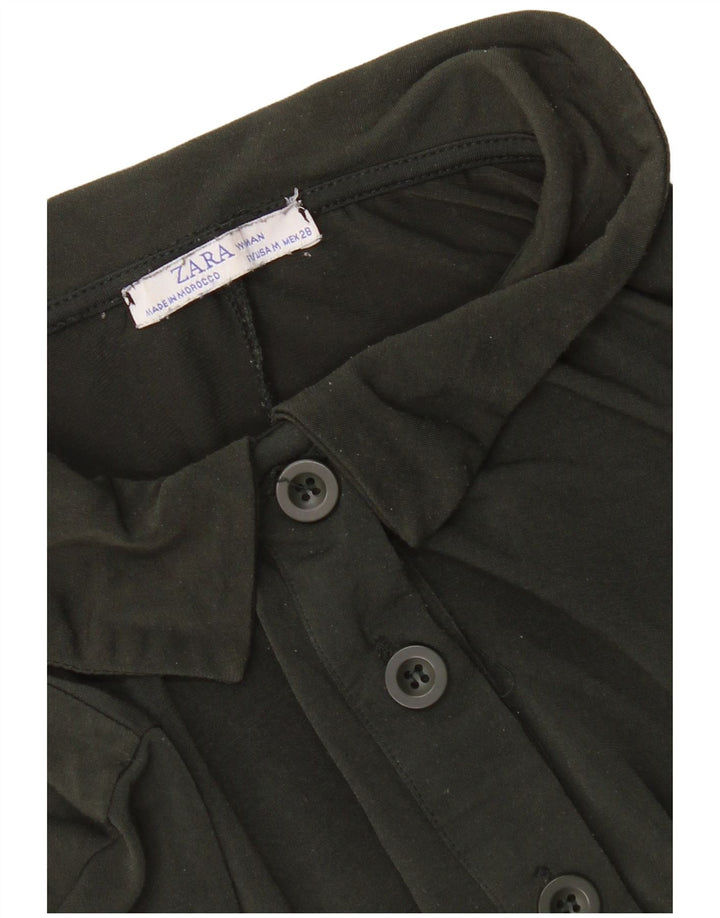 Abito polo da donna ZARA UK 12 verde medio