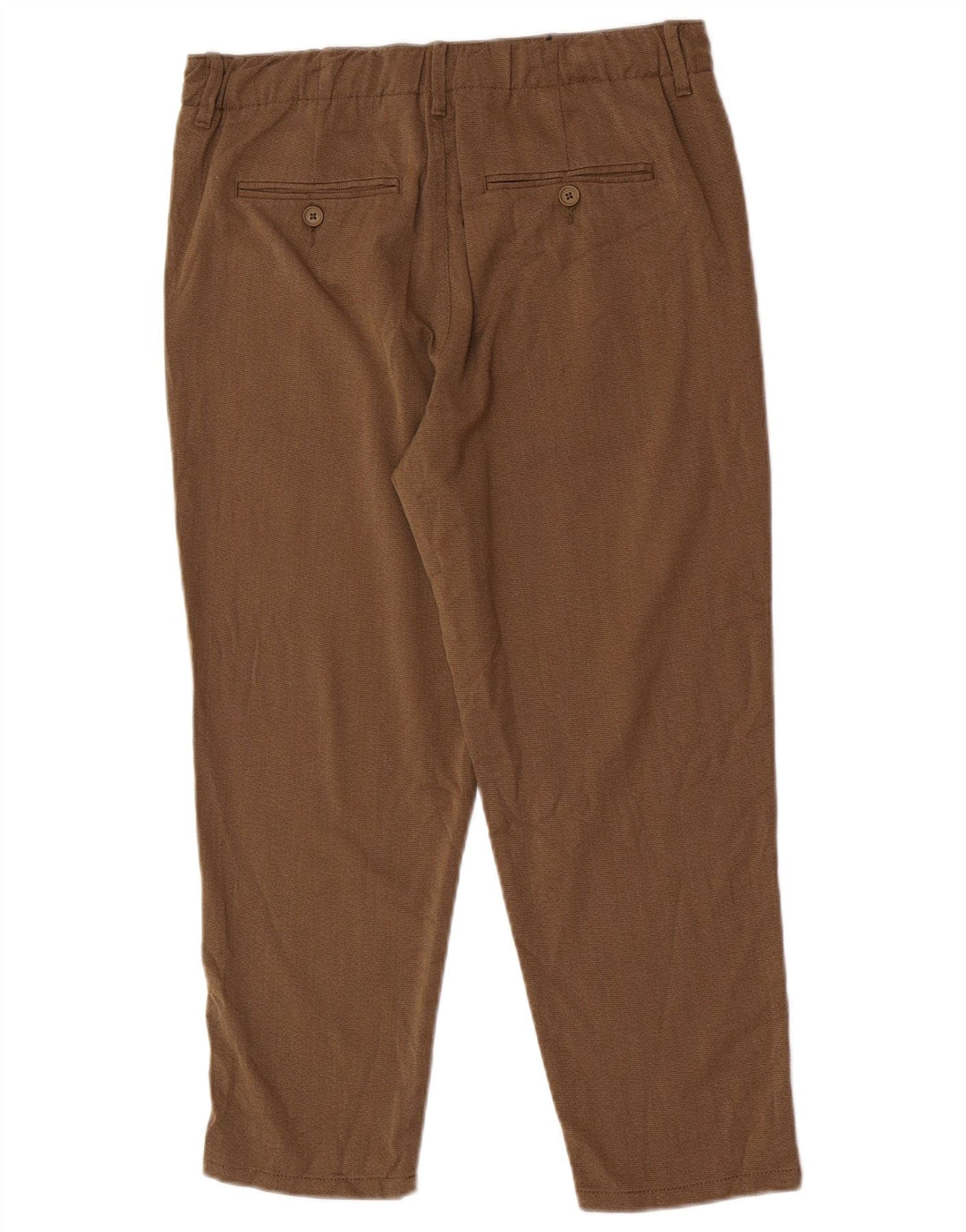 Pantaloni chino con pegging da uomo Jack & Jones W30 L23 poliestere marrone