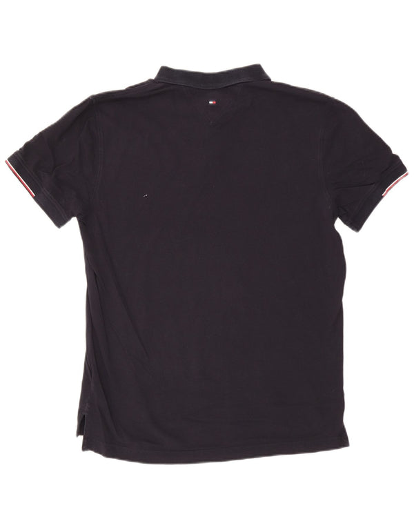 Polo da uomo vestibilità regolare Tommy Hilfiger cotone medio blu navy