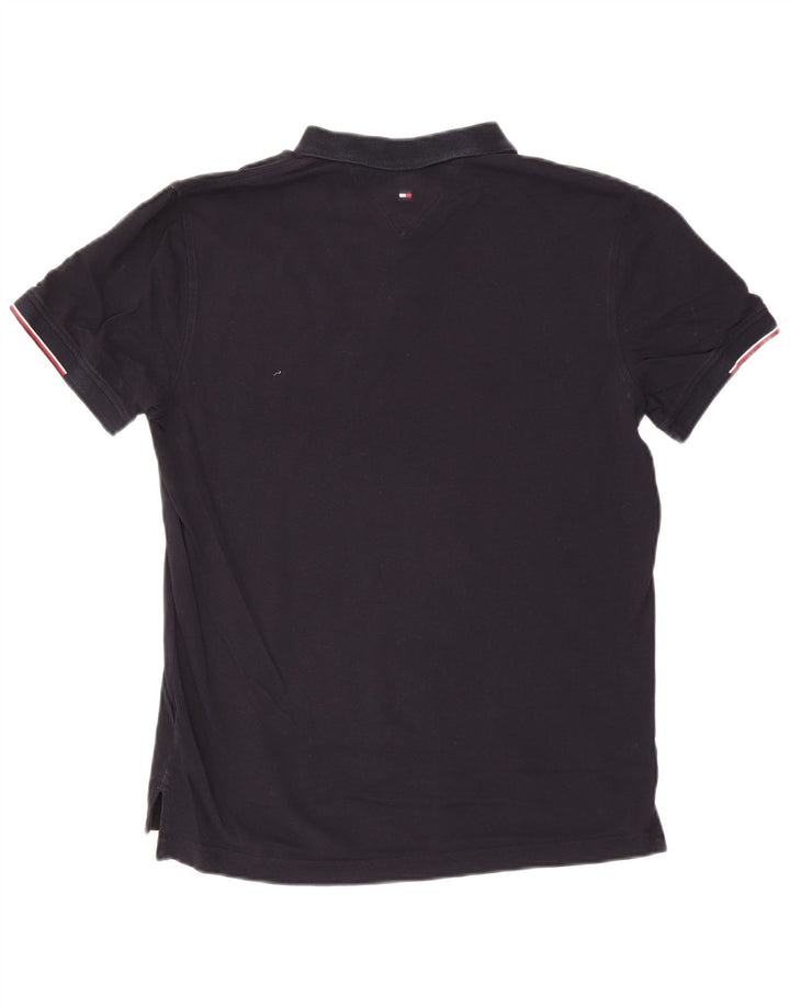 Polo da uomo vestibilità regolare Tommy Hilfiger cotone medio blu navy