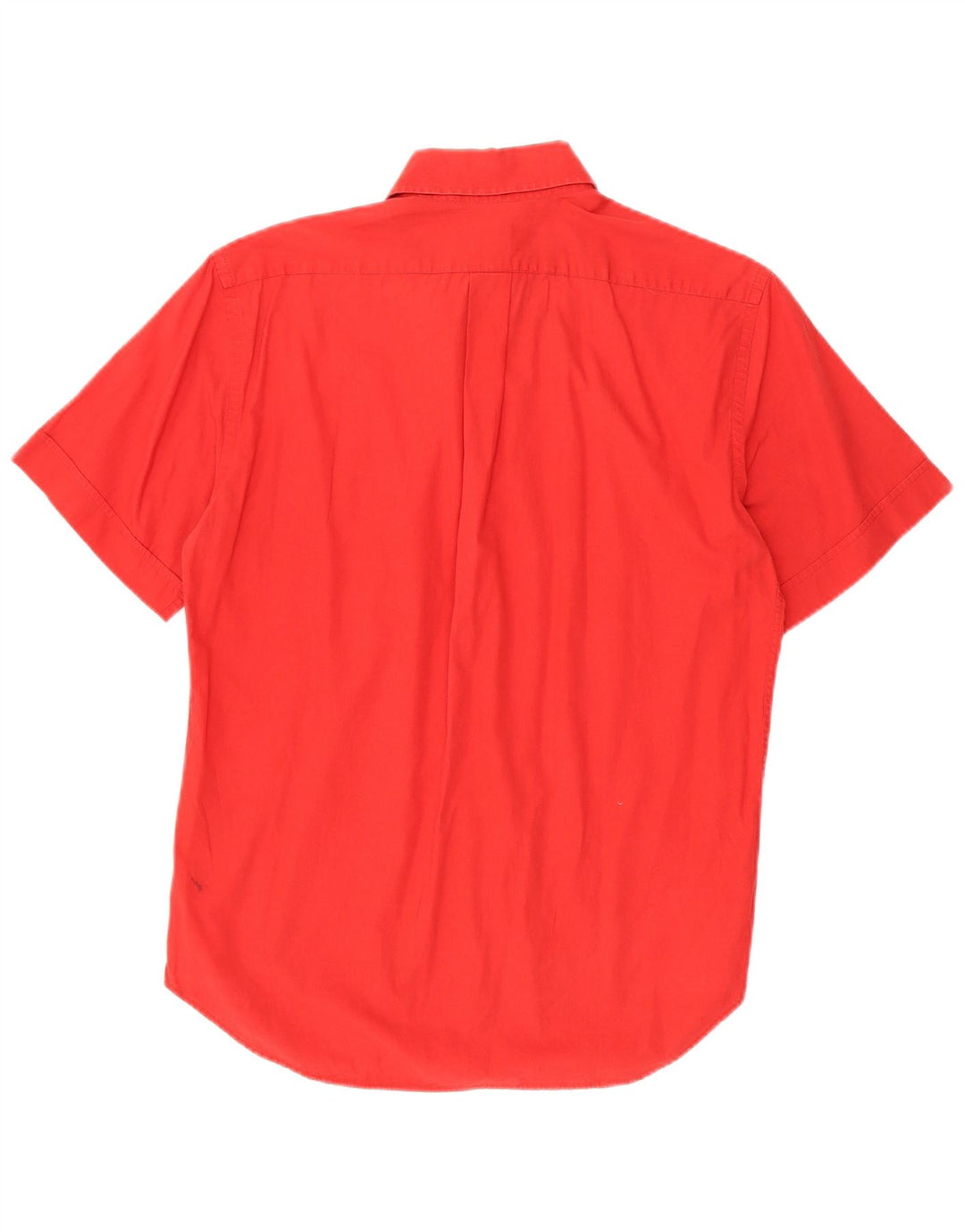 Camicia a maniche corte da uomo Marlboro Classics in cotone rosso medio