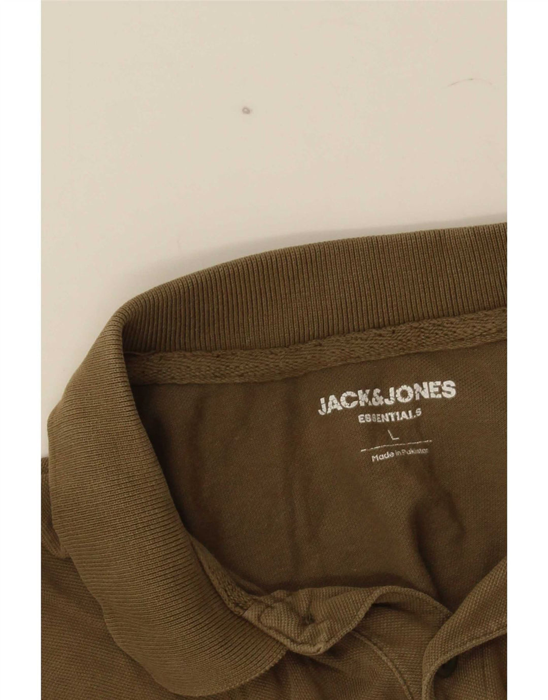 Polo da uomo Jack & Jones grande color kaki