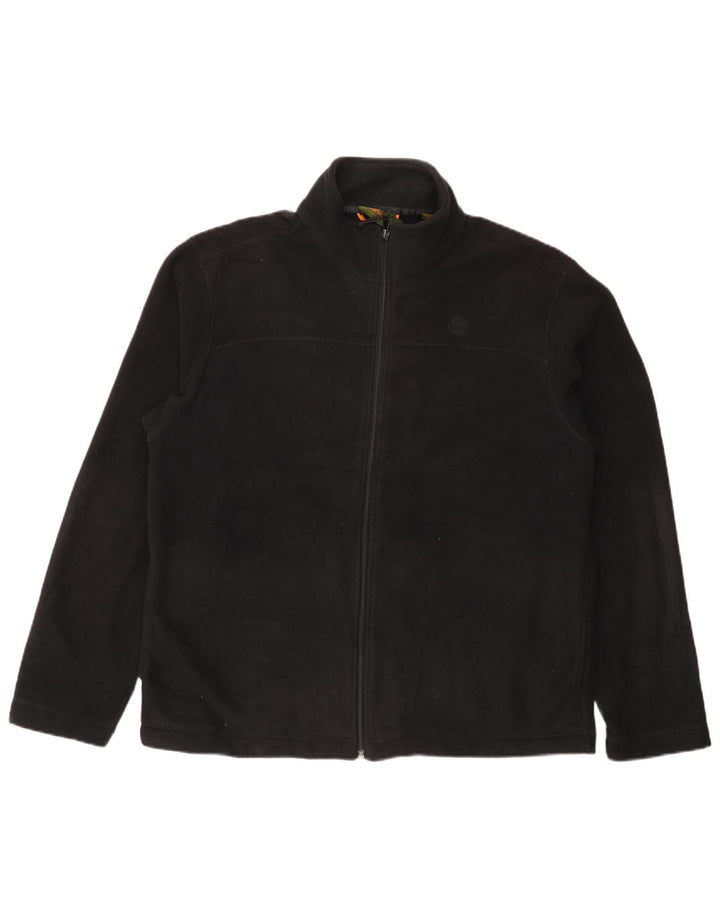 Giacca in pile da uomo TIMBERLAND UK 40 grande poliestere nero