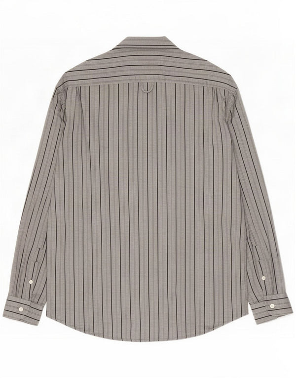 Rodrigo Camicia da uomo Taglia 41 16 Large Grigio Gessato Trevira