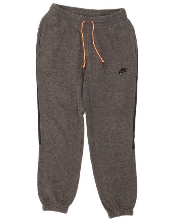 Pantaloni da tuta con grafica Nike da donna Pantaloni da jogging UK 10 Small Grigio Colourblock