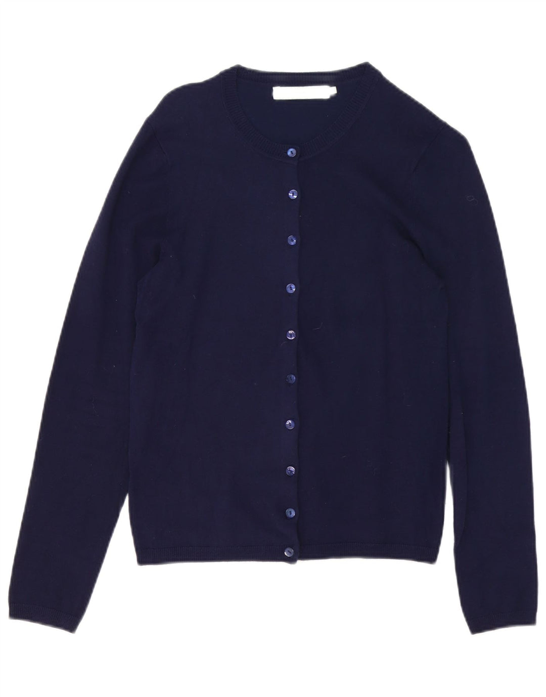Maglione cardigan da donna John Lewis UK 8 piccolo in viscosa blu navy