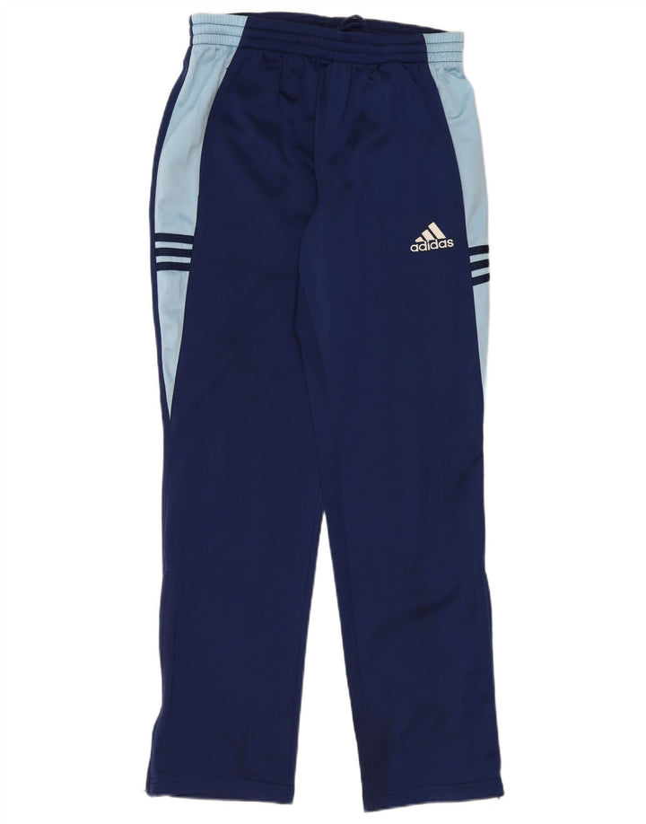 Pantaloni da tuta da uomo Adidas UK 36/38 Small Poliestere blu navy