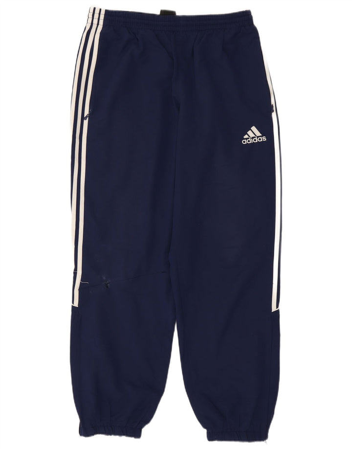 Pantaloni da tuta da uomo Adidas Joggers UK 40/42 Poliestere blu navy medio