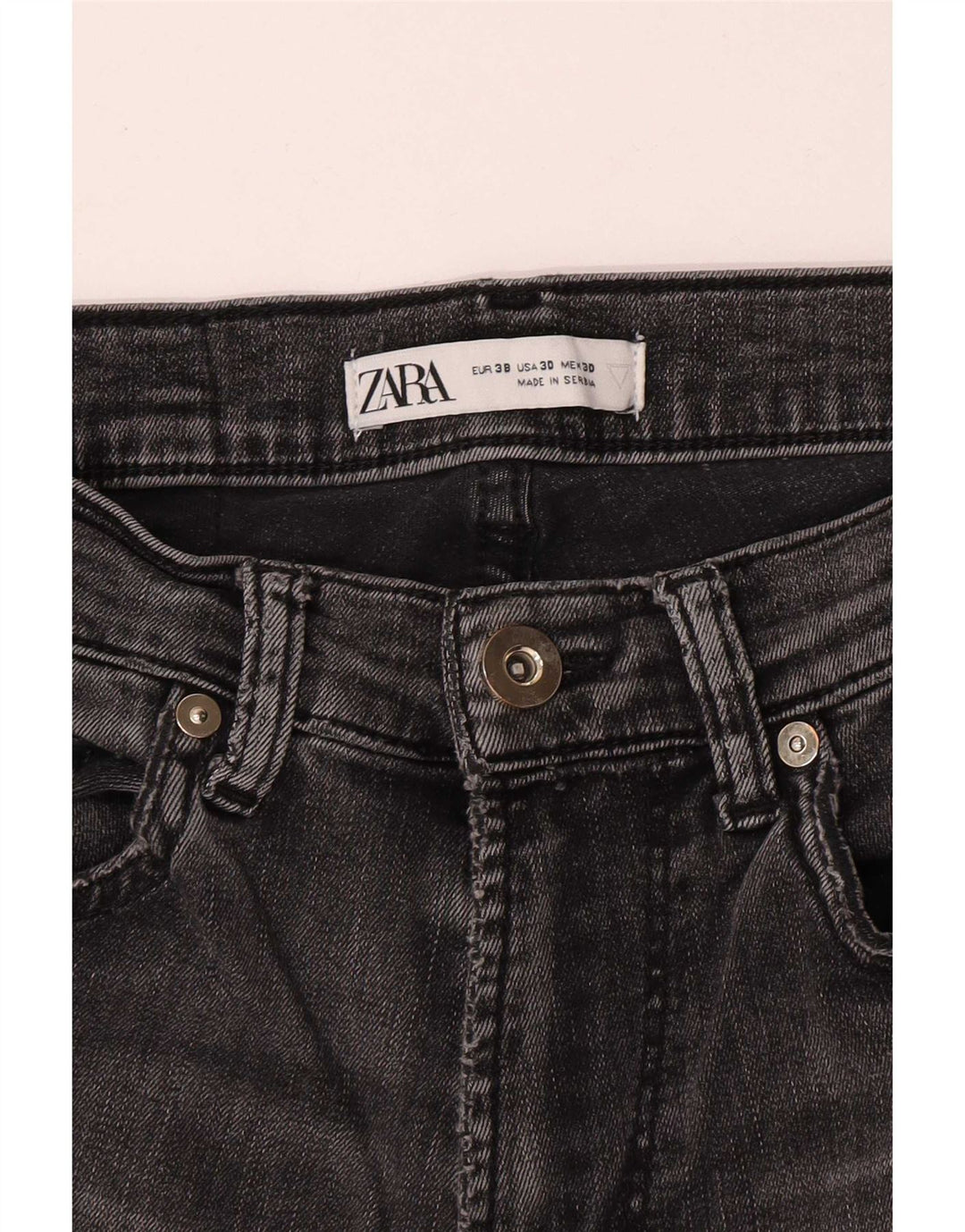 Jeans skinny da uomo Zara EU 38 Small W30 L29 Grigio