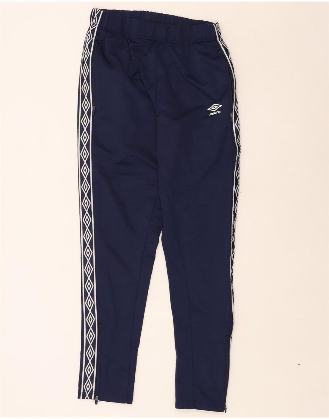 Pantaloni da tuta grafici da uomo UMBRO medio poliestere blu navy