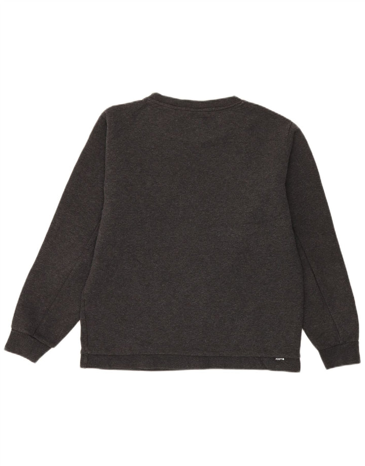 Felpa da uomo Quiksilver Maglione in poliestere chiazzato grigio medio