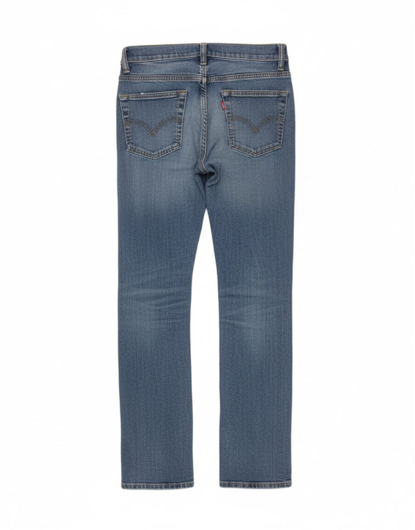 Levi's Ragazzi 502 Jeans affusolati vestibilità regolare 13-14 anni W27 L27 Cotone Blu