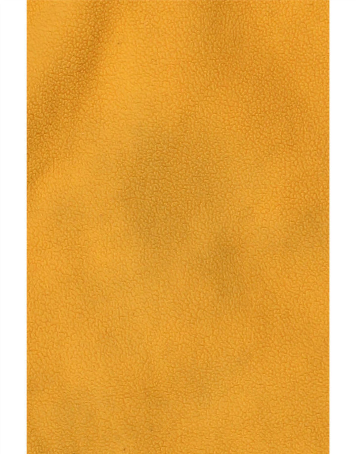 JACK WOLFSKIN Womens Fleece Jacket UK 14/16 Large Yellow Colourblock