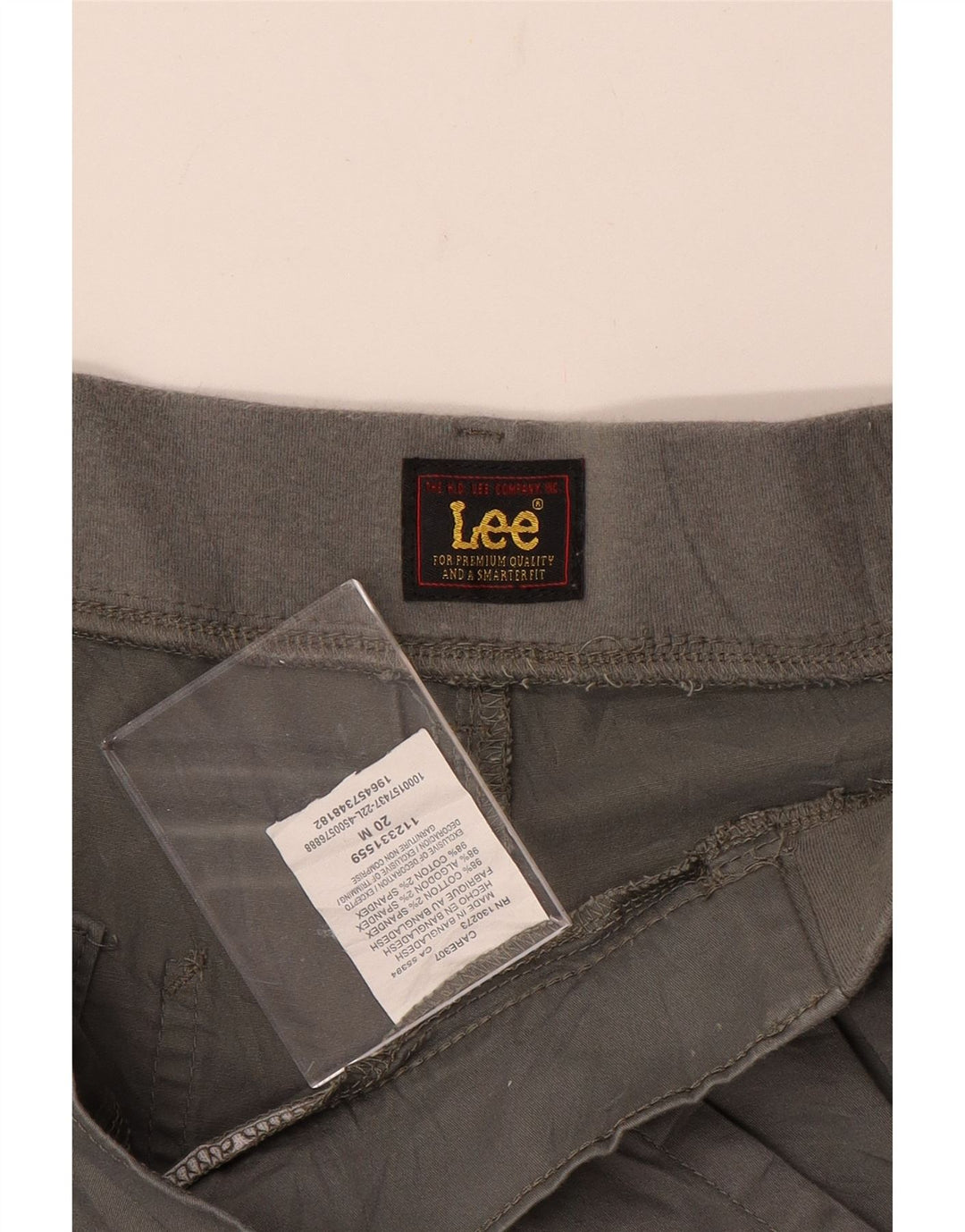 Pantaloncini chino da donna LEE US 20 3XL W40 cotone grigio