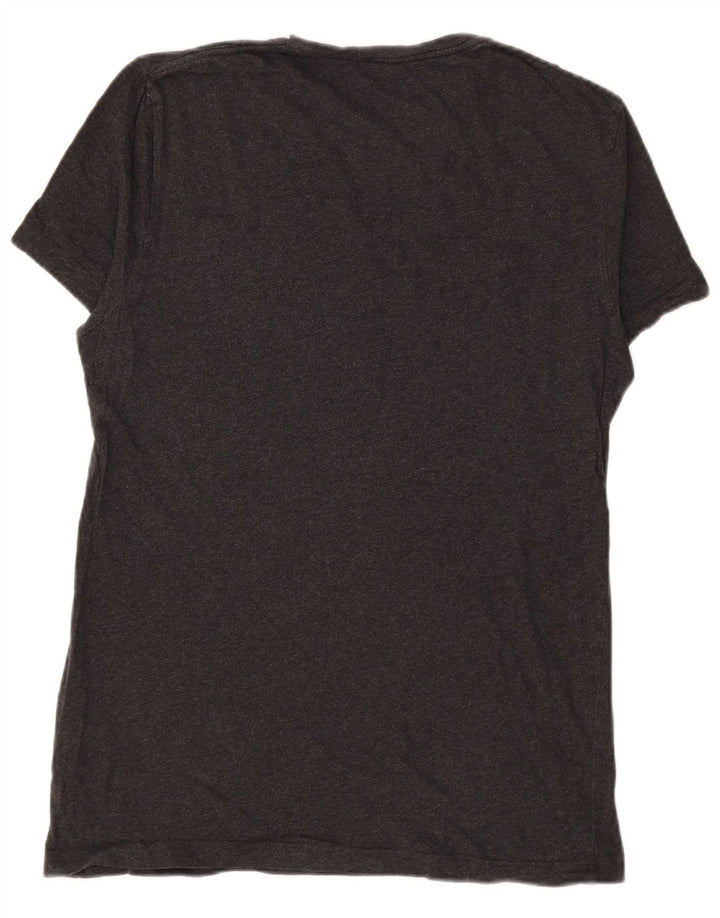 JACK WILLS T-shirt da uomo Top piccola in cotone grigio