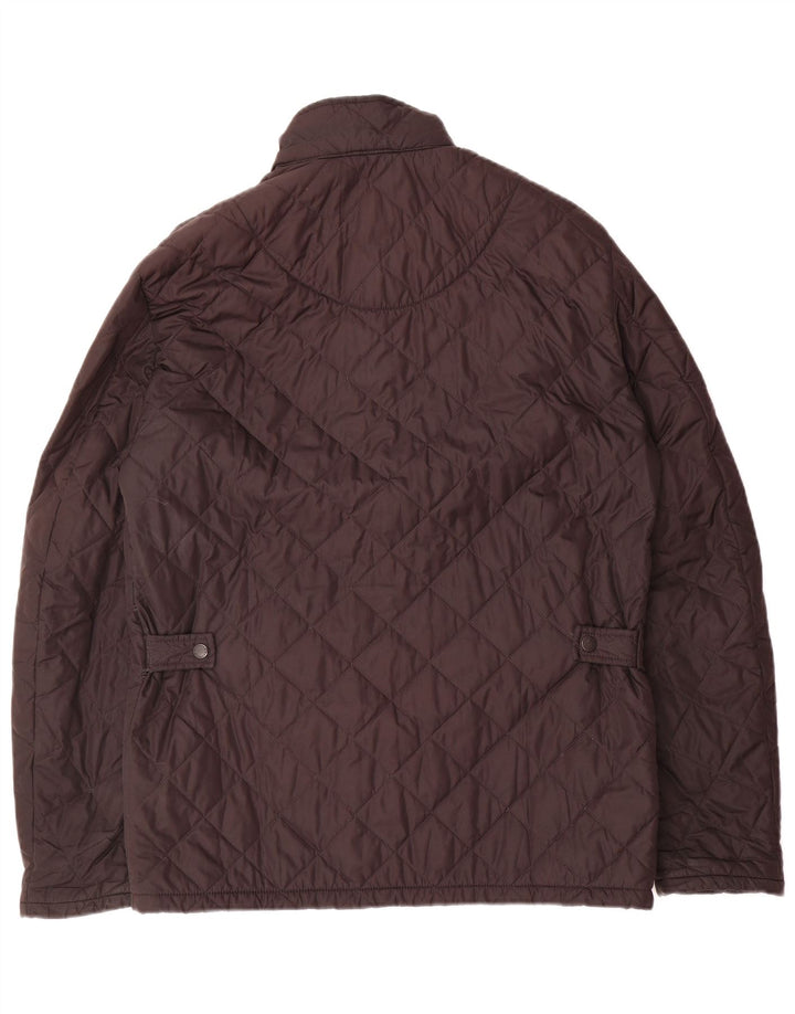 Giacca trapuntata da uomo BARBOUR UK 36 piccola in poliestere nero