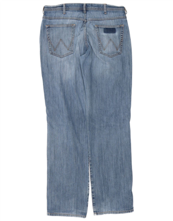 Jeans dritti da uomo Utah WRANGLER W34 L34 cotone blu