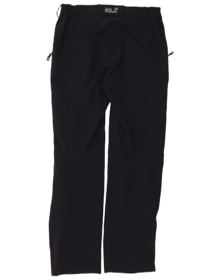 Pantaloni cargo da escursionismo da uomo Jack Wolfskin W33 L34 poliammide nero